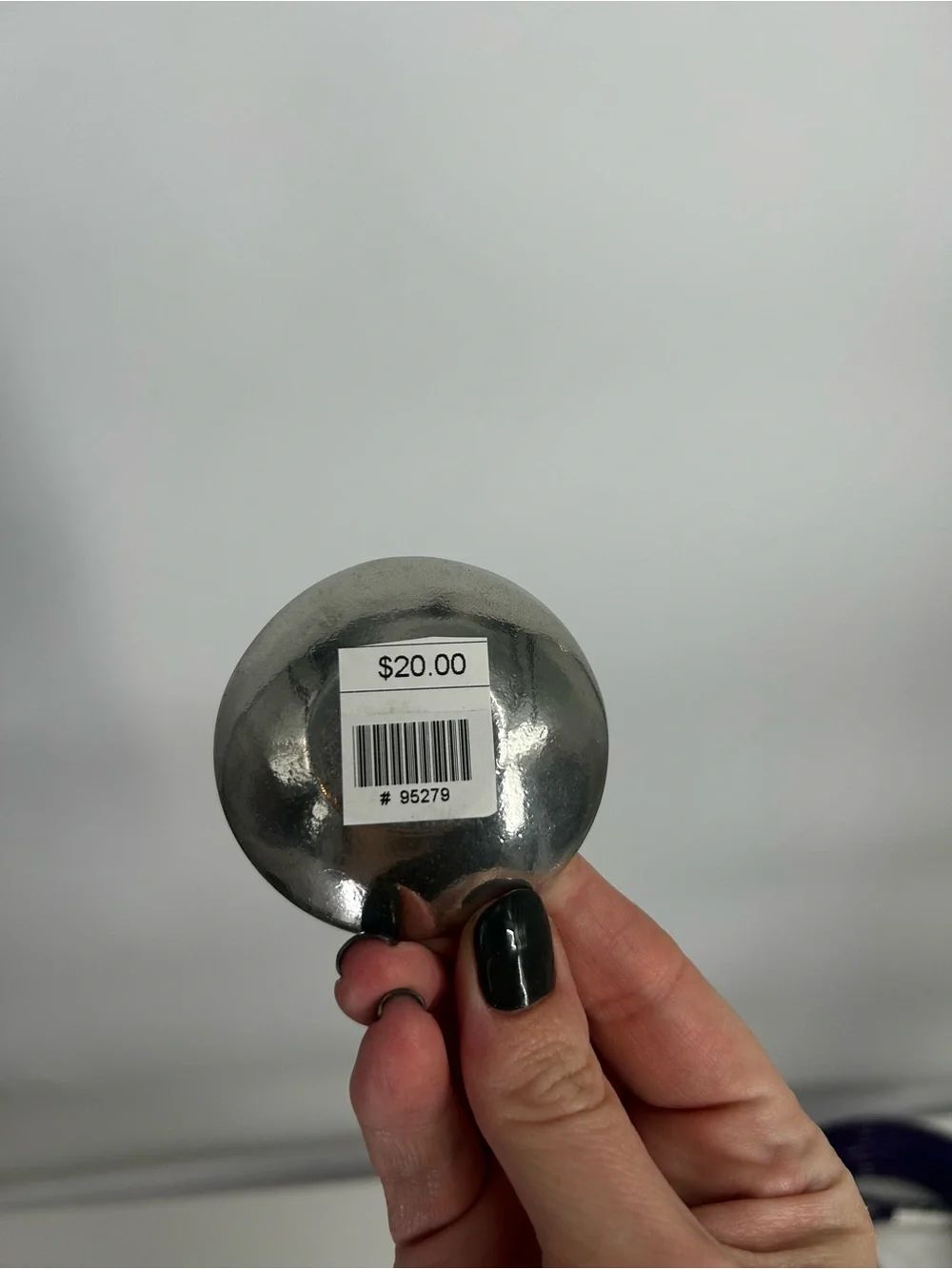 Basic Spirit Handcrafted Pewter Angel Miniature Charm Bowl